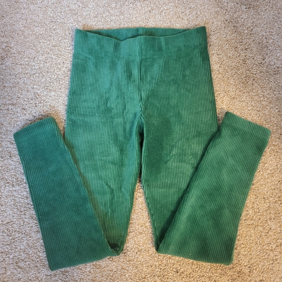 ♥️NWT♥️ BODEN GIRLS VELOUR RIBBED LEGGINGS - Picture 5 of 7